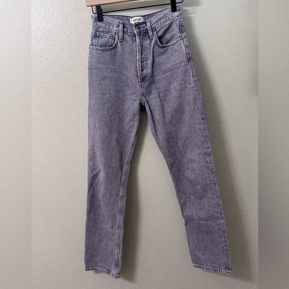 Agolde 90’s Pinch Waist Jean Ashberry Purple Size 23 - Picture 3 of 14